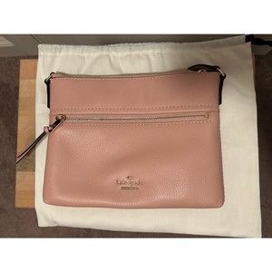 Kate Spade New York Pink Leather Crossbody Bag